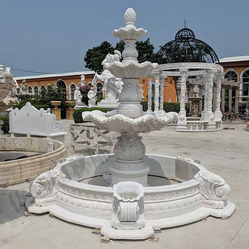 海螺大理石噴泉，海螺噴泉，大理石噴泉，石雕噴泉廠家